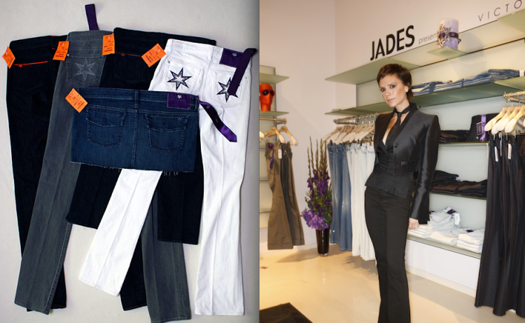 Victoria Beckham Jeans and collection presentation in Düsseldorf, Germany in 2008