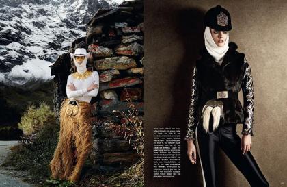Julia Stegner Editorial for Vogue Germany